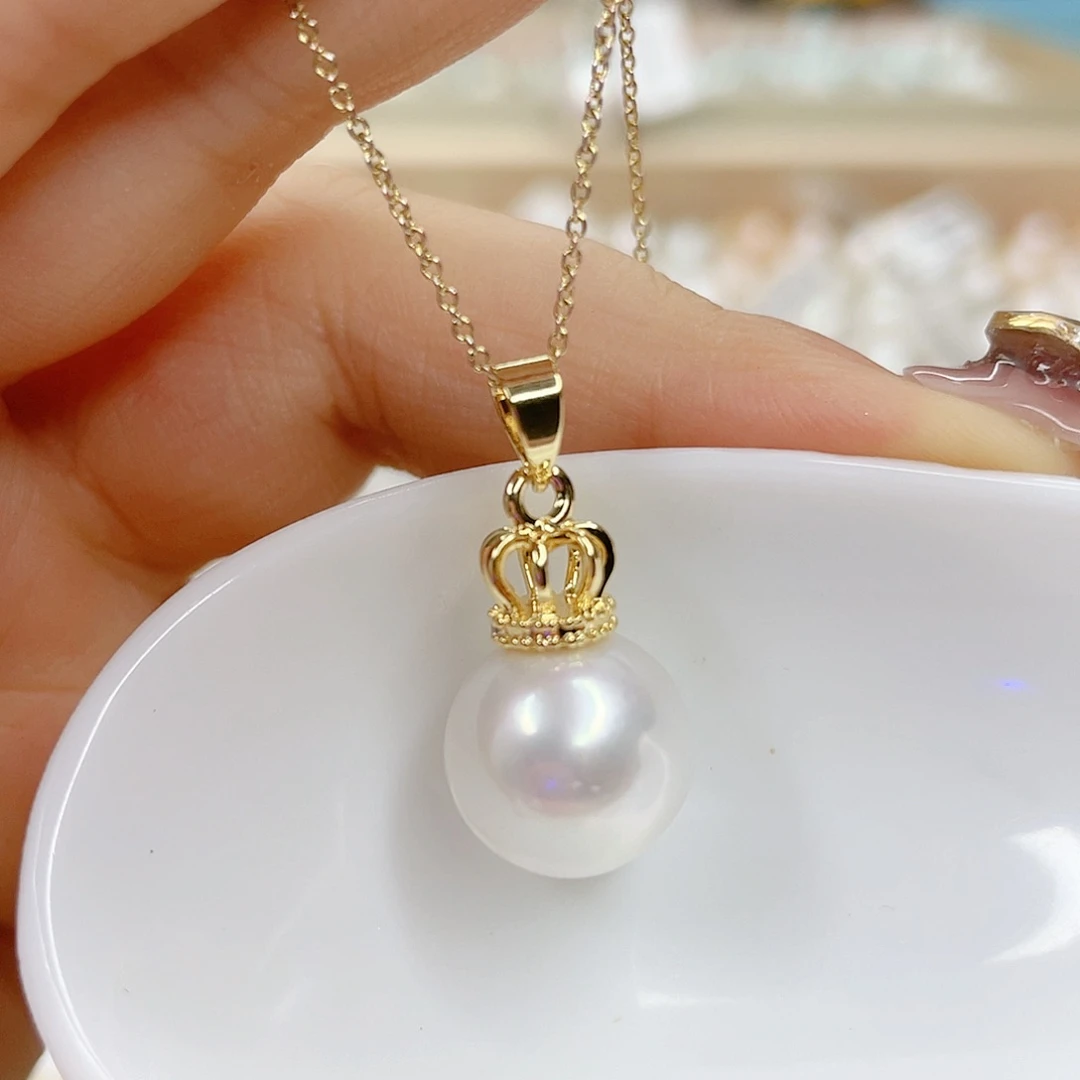 淡水珍珠未镶嵌吊坠(赠链)