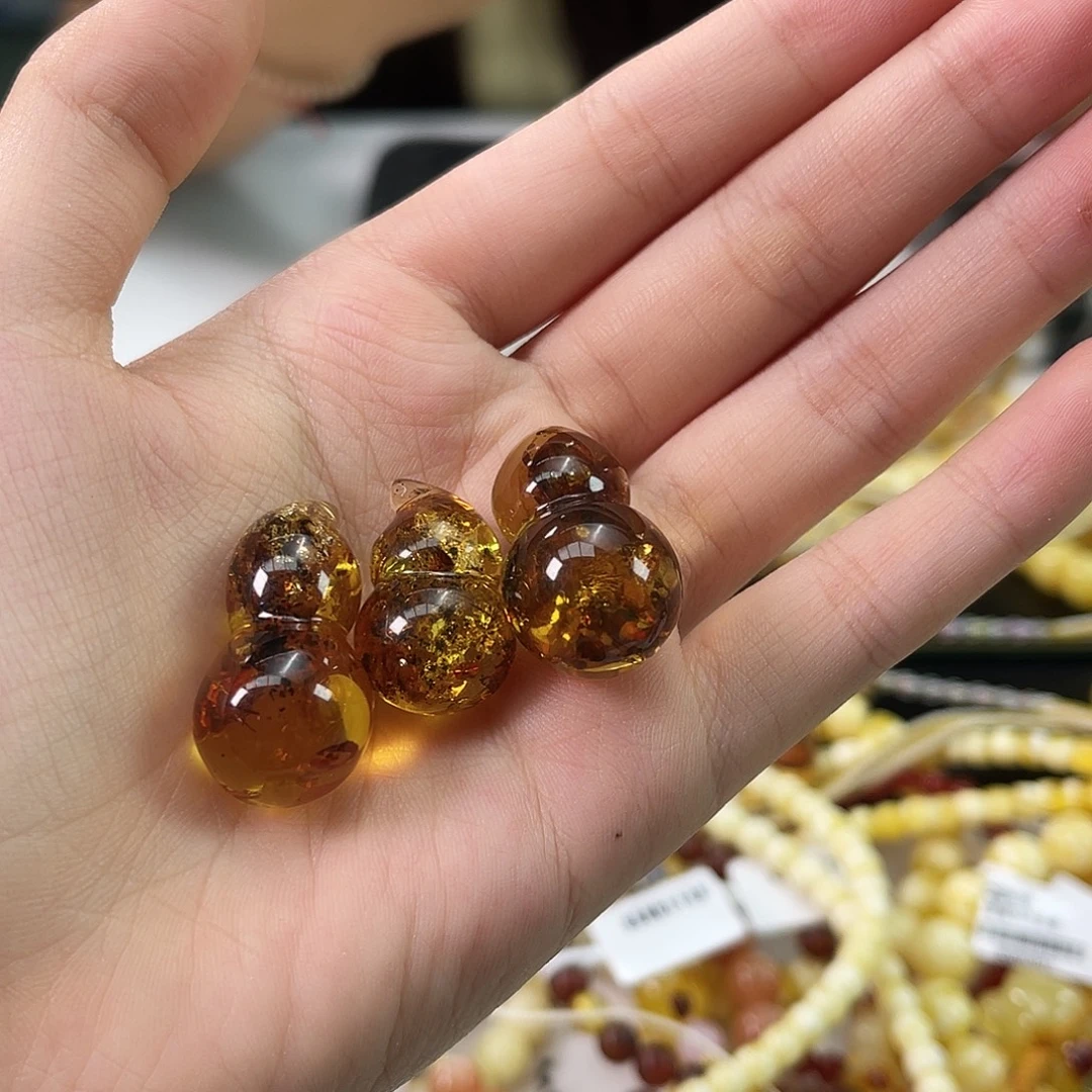 裸石琥珀未镶嵌多样性其yi