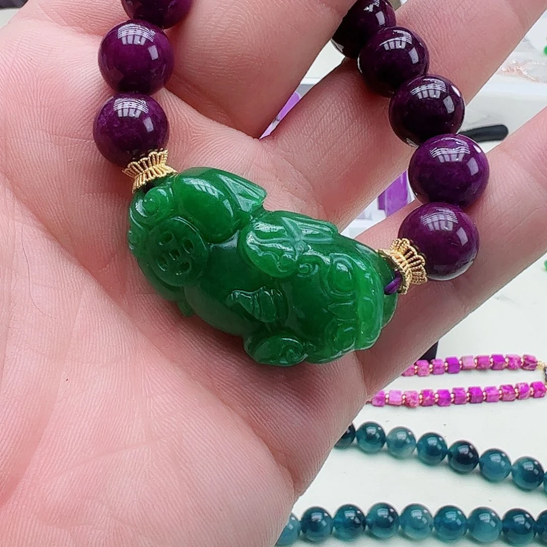 苏纪石（舒俱来）吊坠(赠链)银S925镶嵌