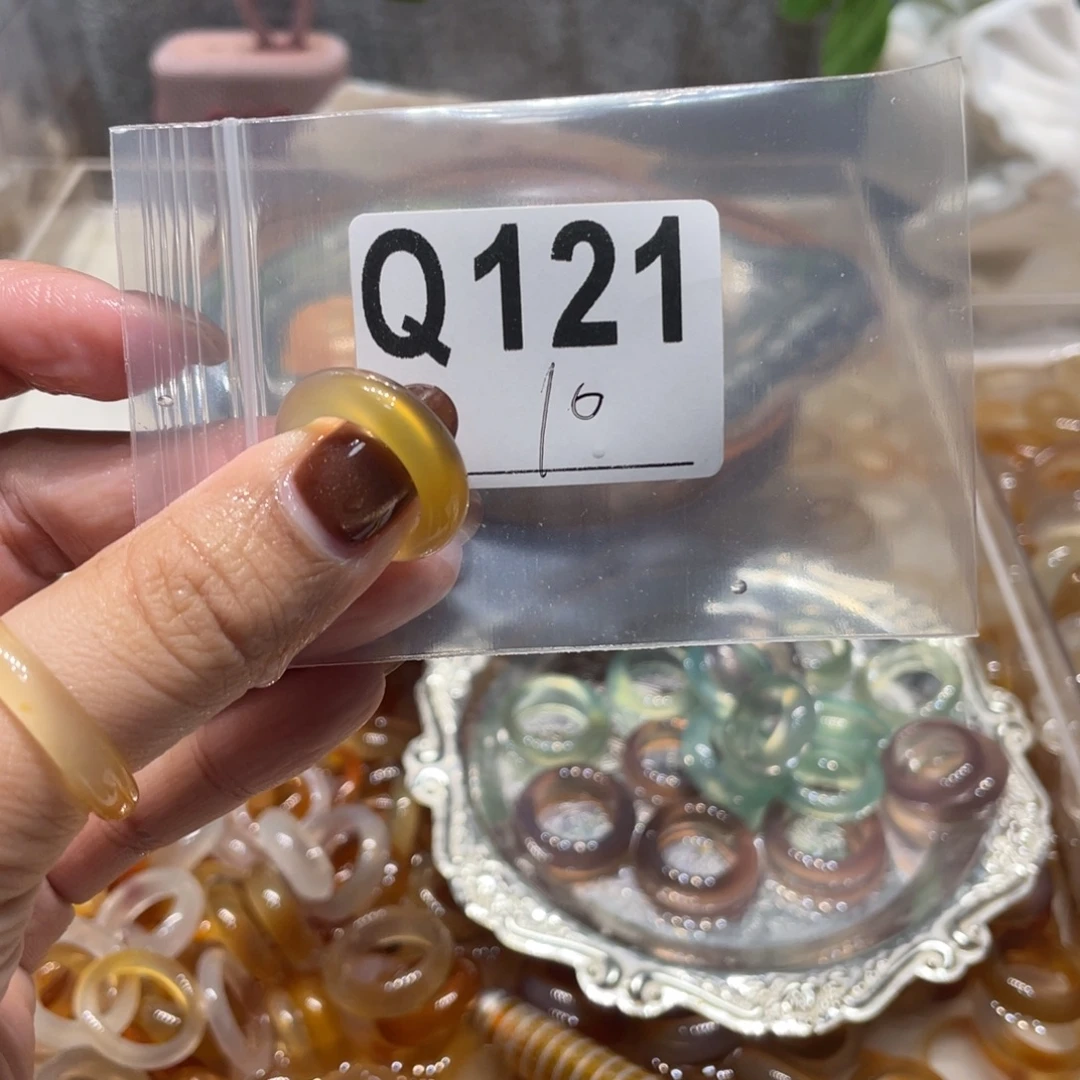 玛瑙/玉髓未镶嵌戒指121