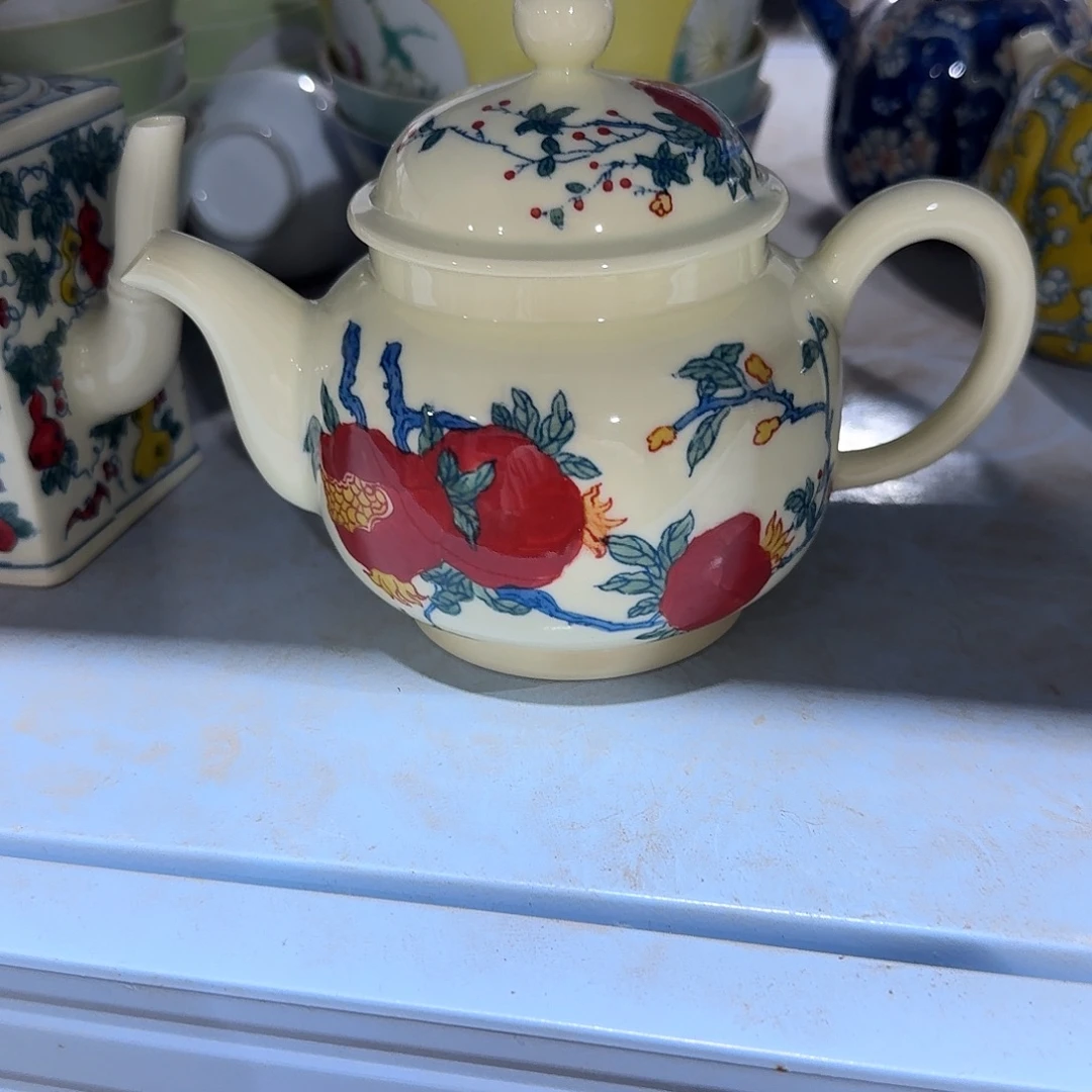 瓷片摆件手绘瓷器全部处理