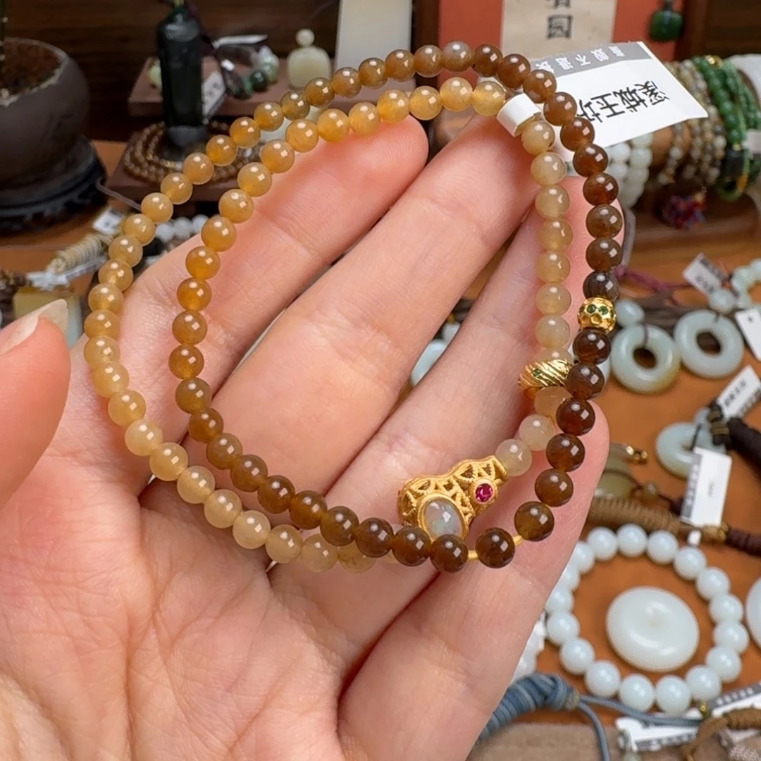 和田玉（糖玉）未镶嵌手链