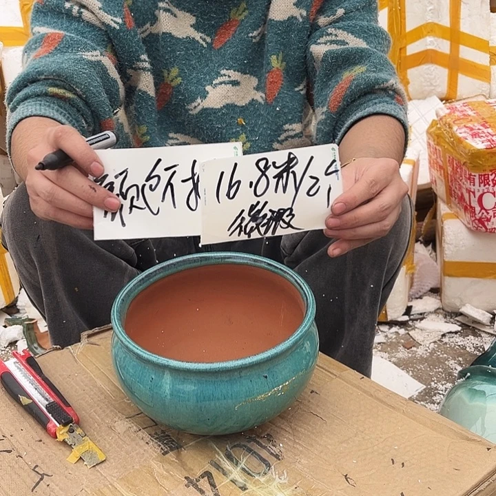 紫砂花盆宜兴紫砂粗陶花盆