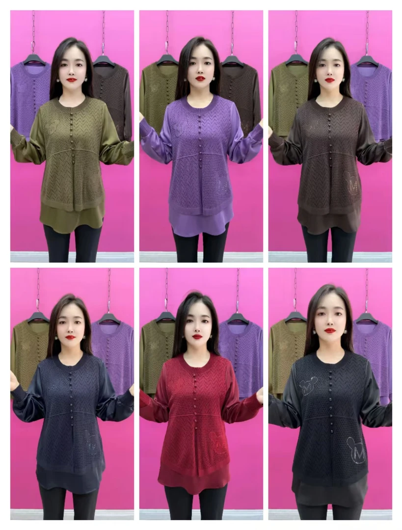 K99-862款M钻假两件衫