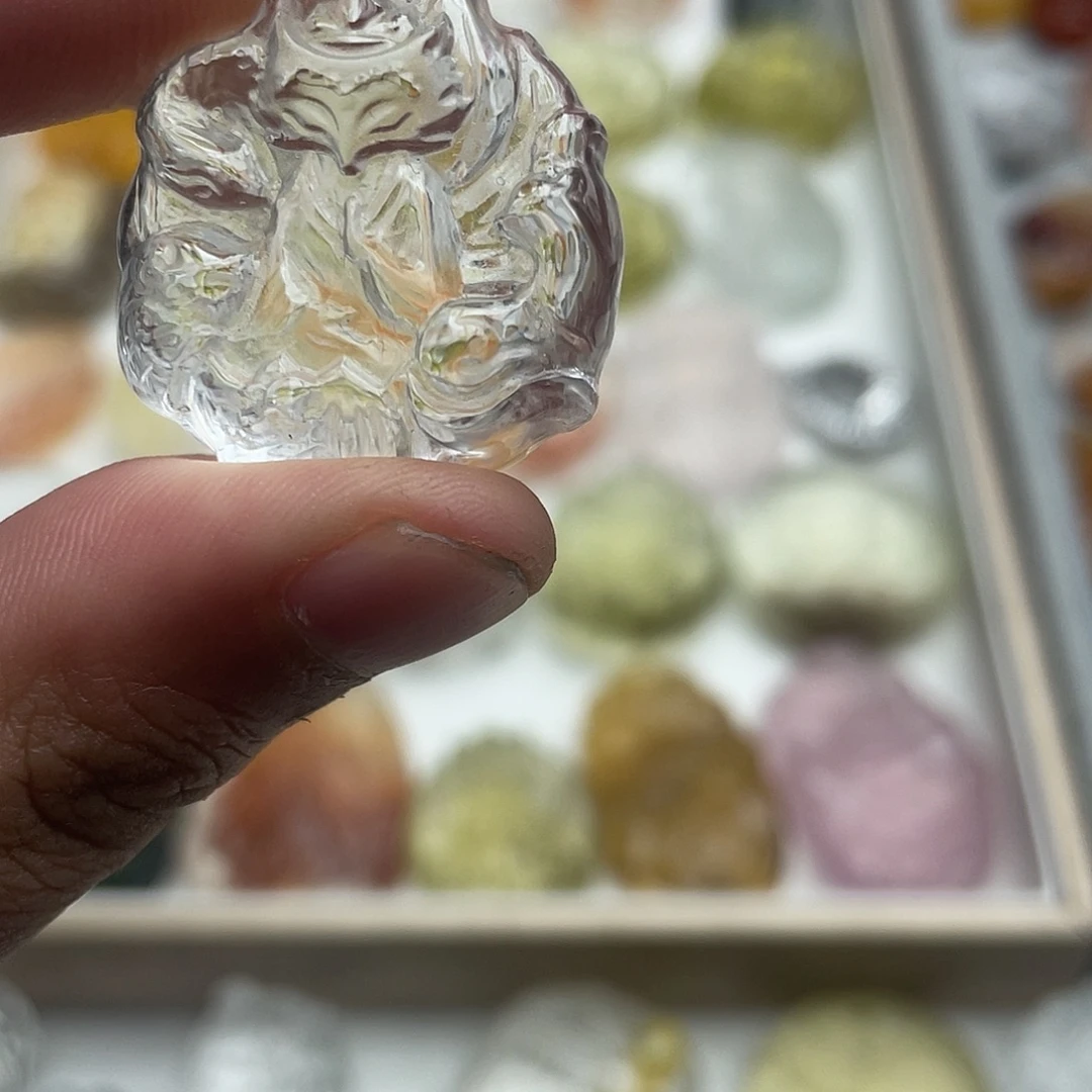 水晶吊坠(不含链)未镶嵌