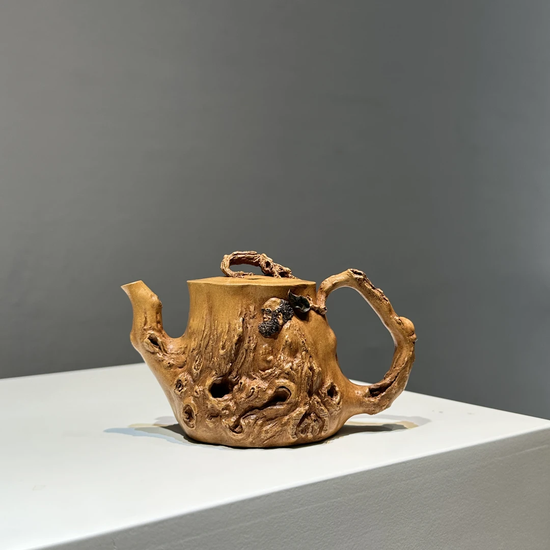 紫砂壶达摩160cc黄金段