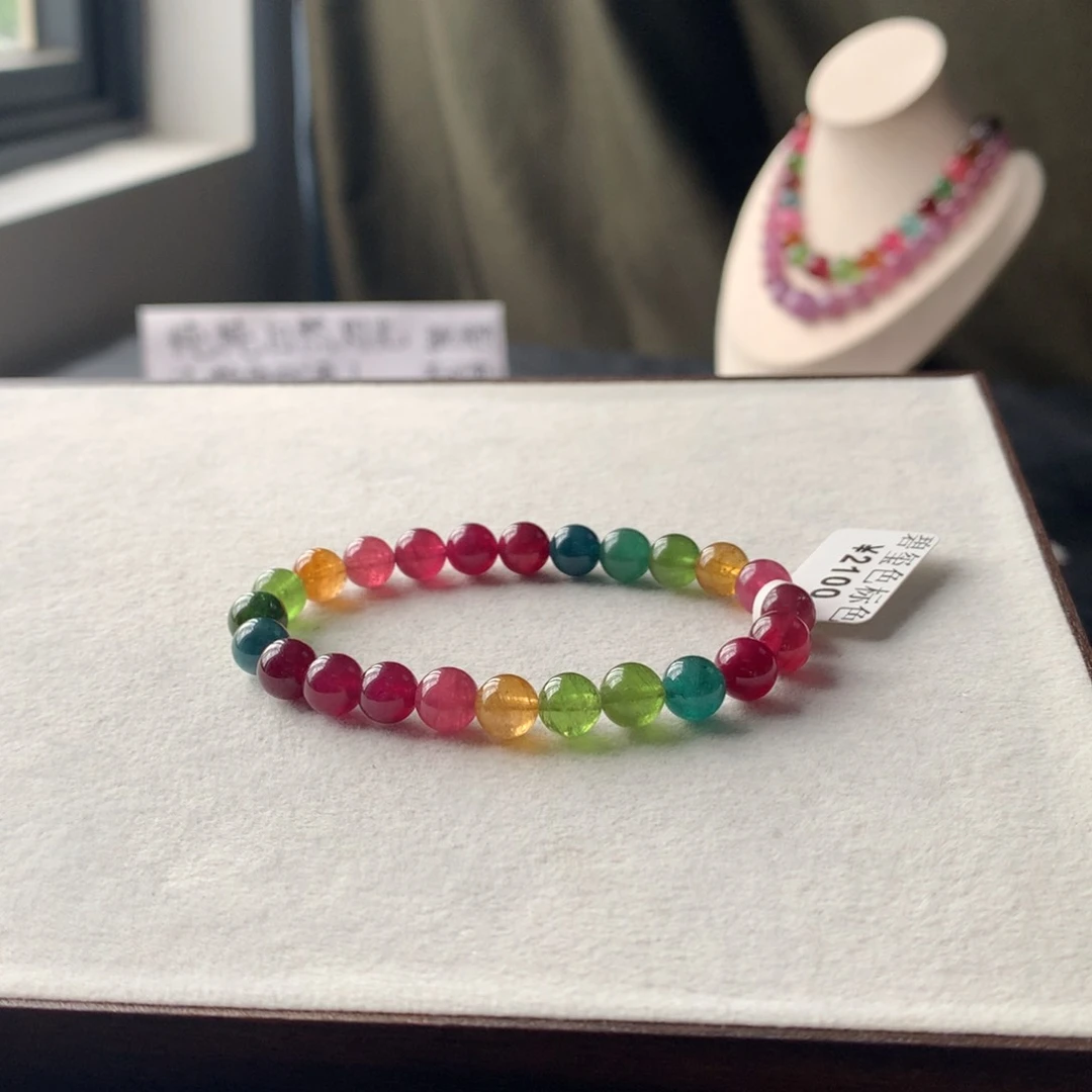 未镶嵌手链碧玺碧玺