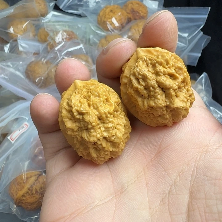 把件文玩核桃43金麟蛙34尺