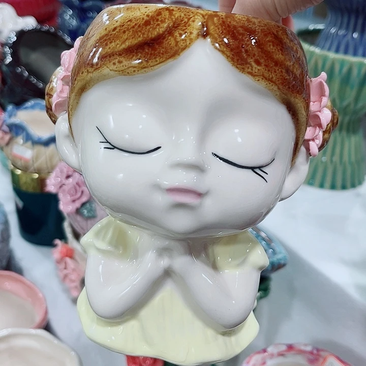 多肉陶瓷花盆满10元包邮