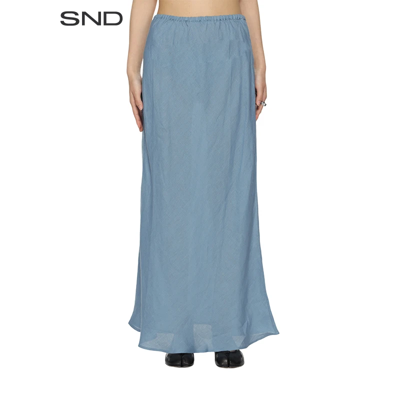 【BASERANGE 设计师品牌】SND PS25 DYDINE 宽松长半裙