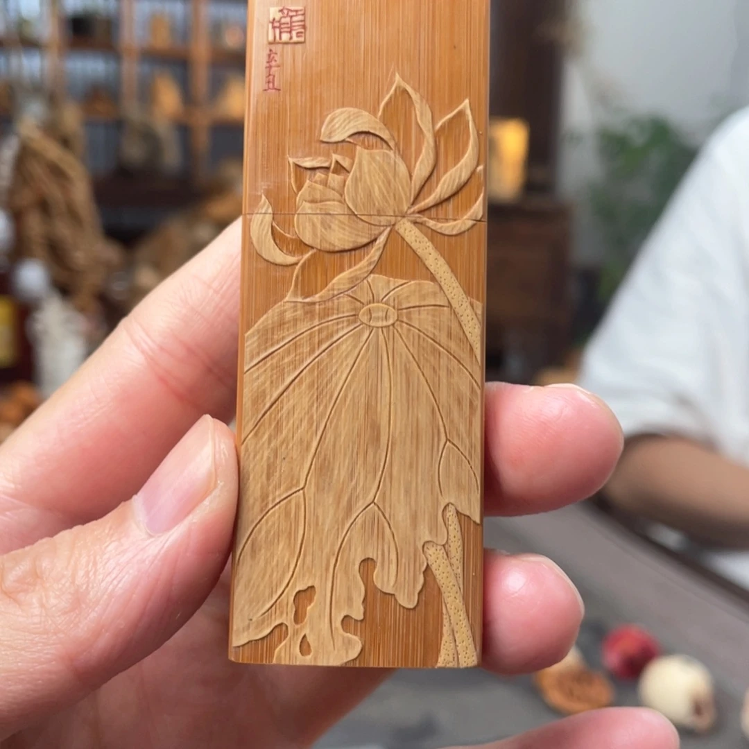 *****木方颜竹木艺术把件