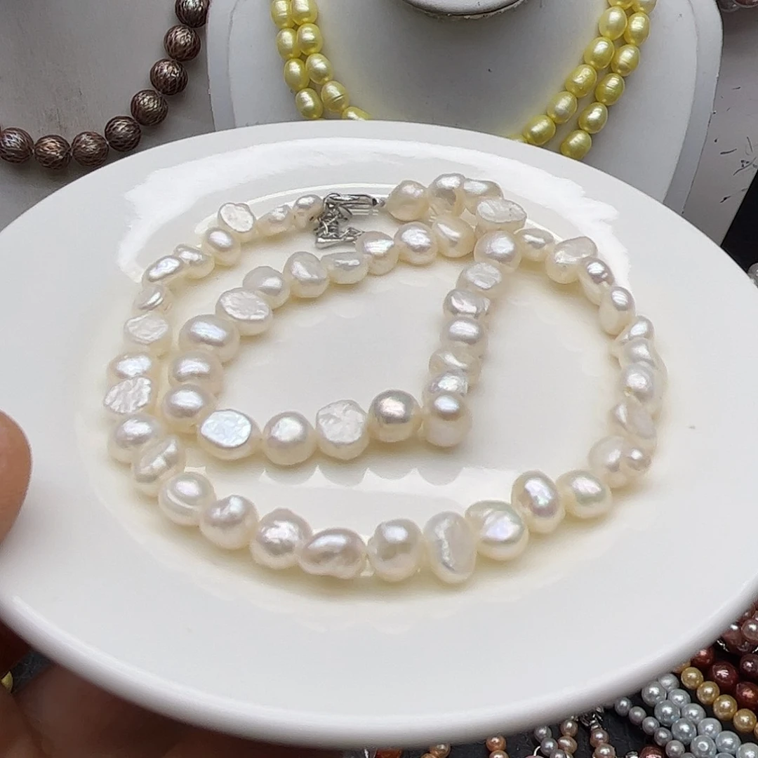 淡水珍珠钛钢颈饰