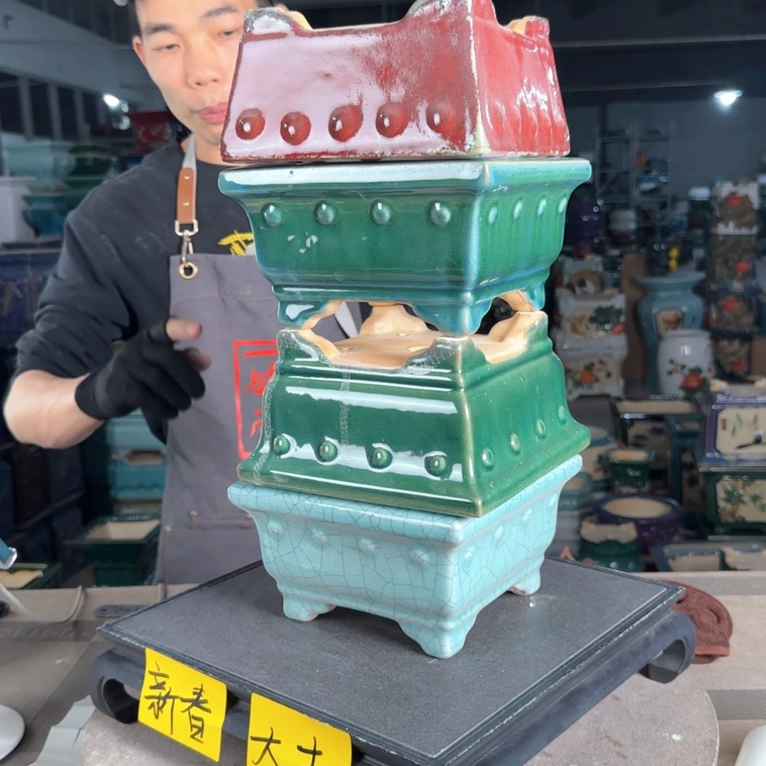 一风堂石湾花盆。微瑕052