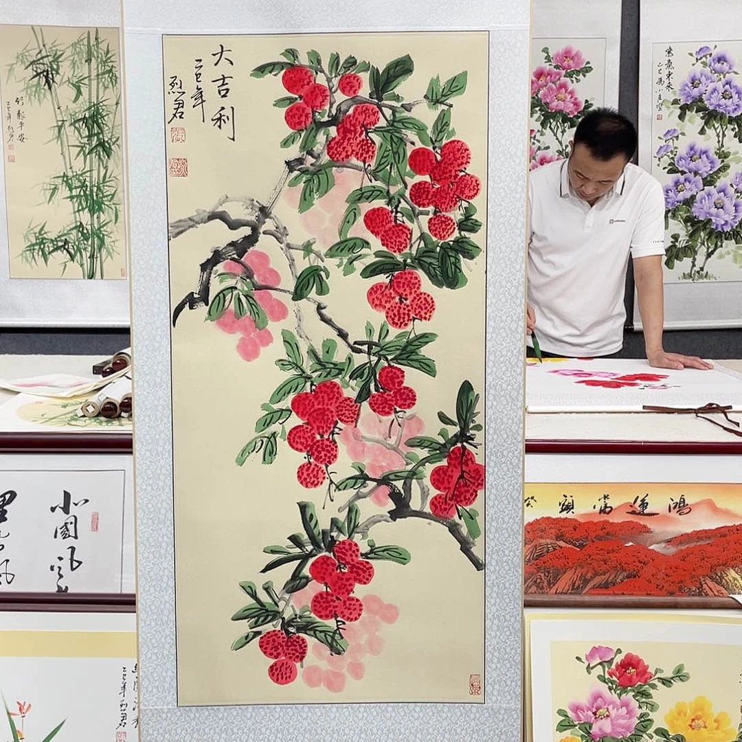 国画手绘画绘画作品