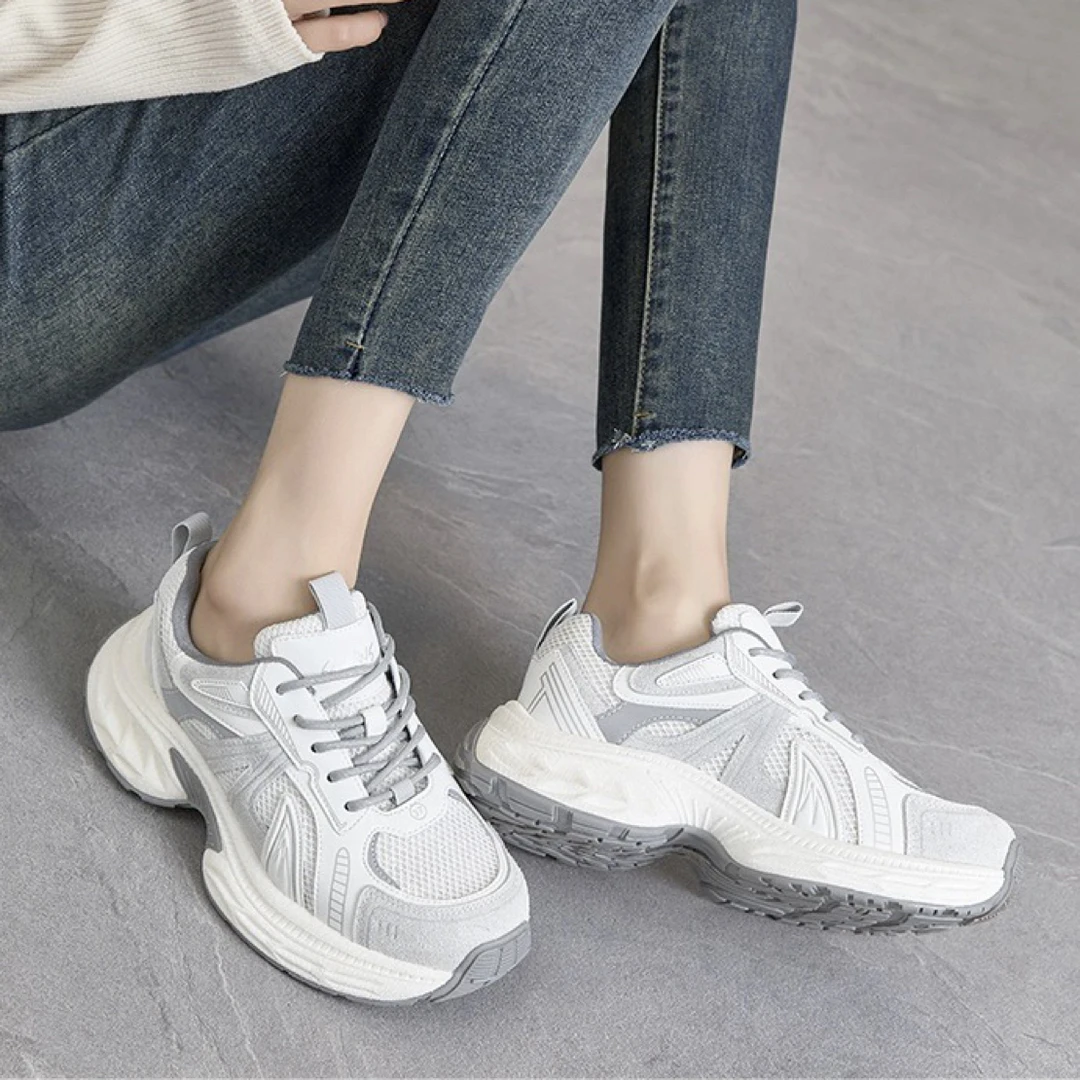 女鞋断码撤柜秋季双网超轻老爹鞋4cm  3601-1