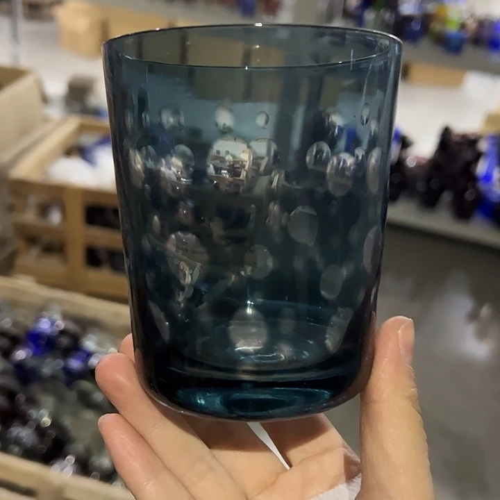 手柄款水晶玻璃微瑕一个