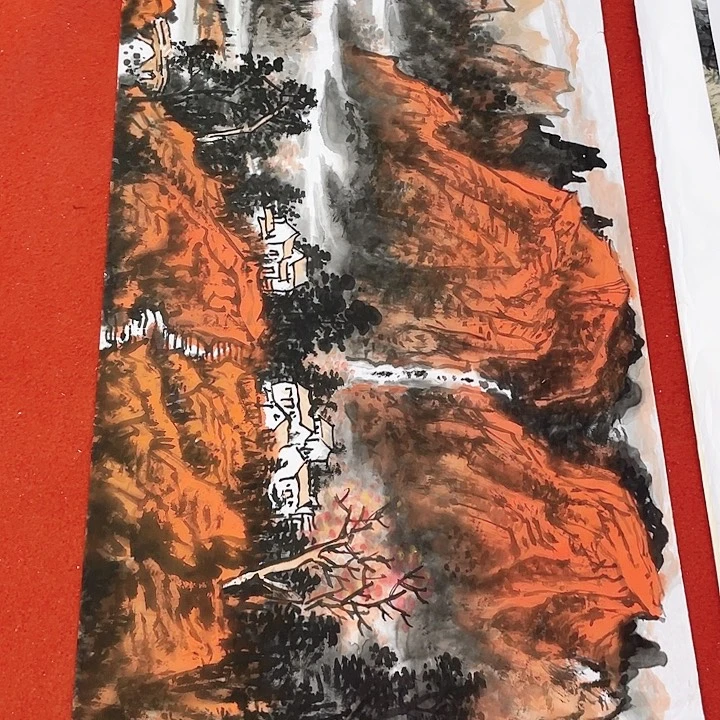 国画张圣敏先生纯手绘作品