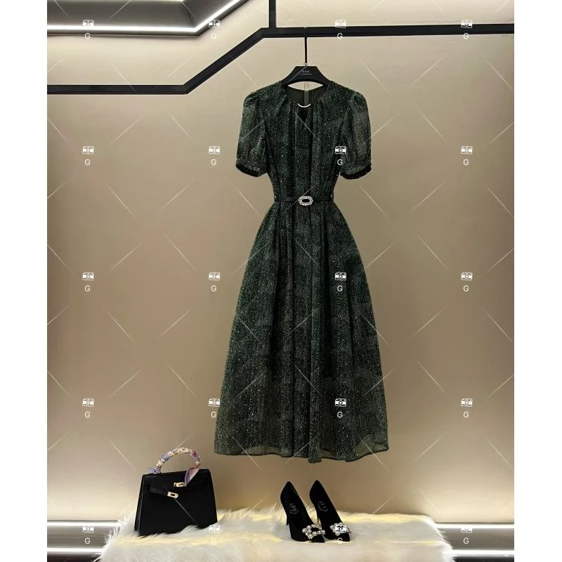 【漫】春夏优雅百搭时尚中国风女装连衣裙 GS-57028