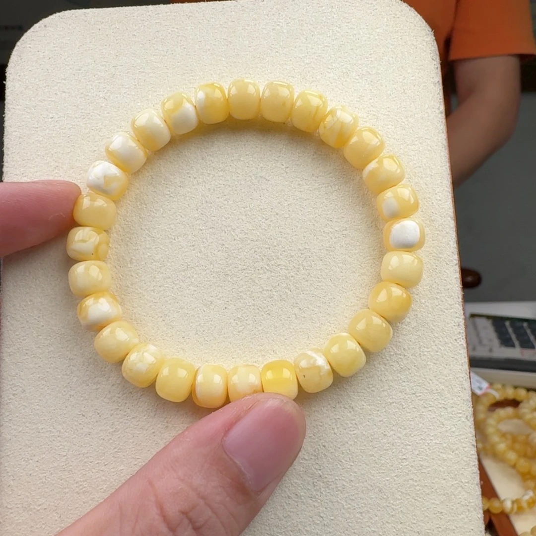 琥珀未镶嵌手链蜜蜡手串