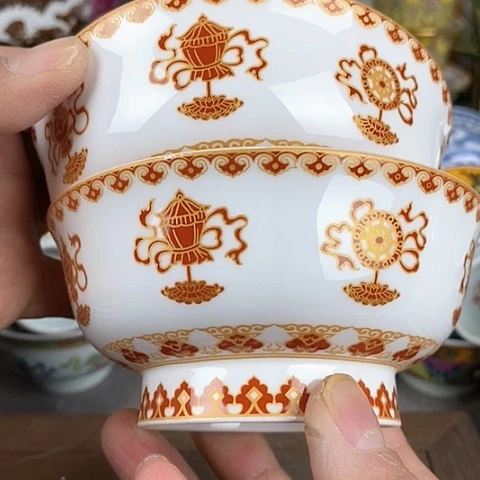 景德镇陶瓷藏式茶碗