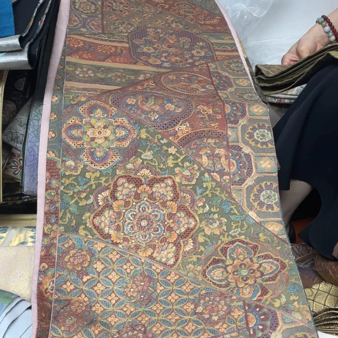 织绣唐锦桑蚕丝正绢面料