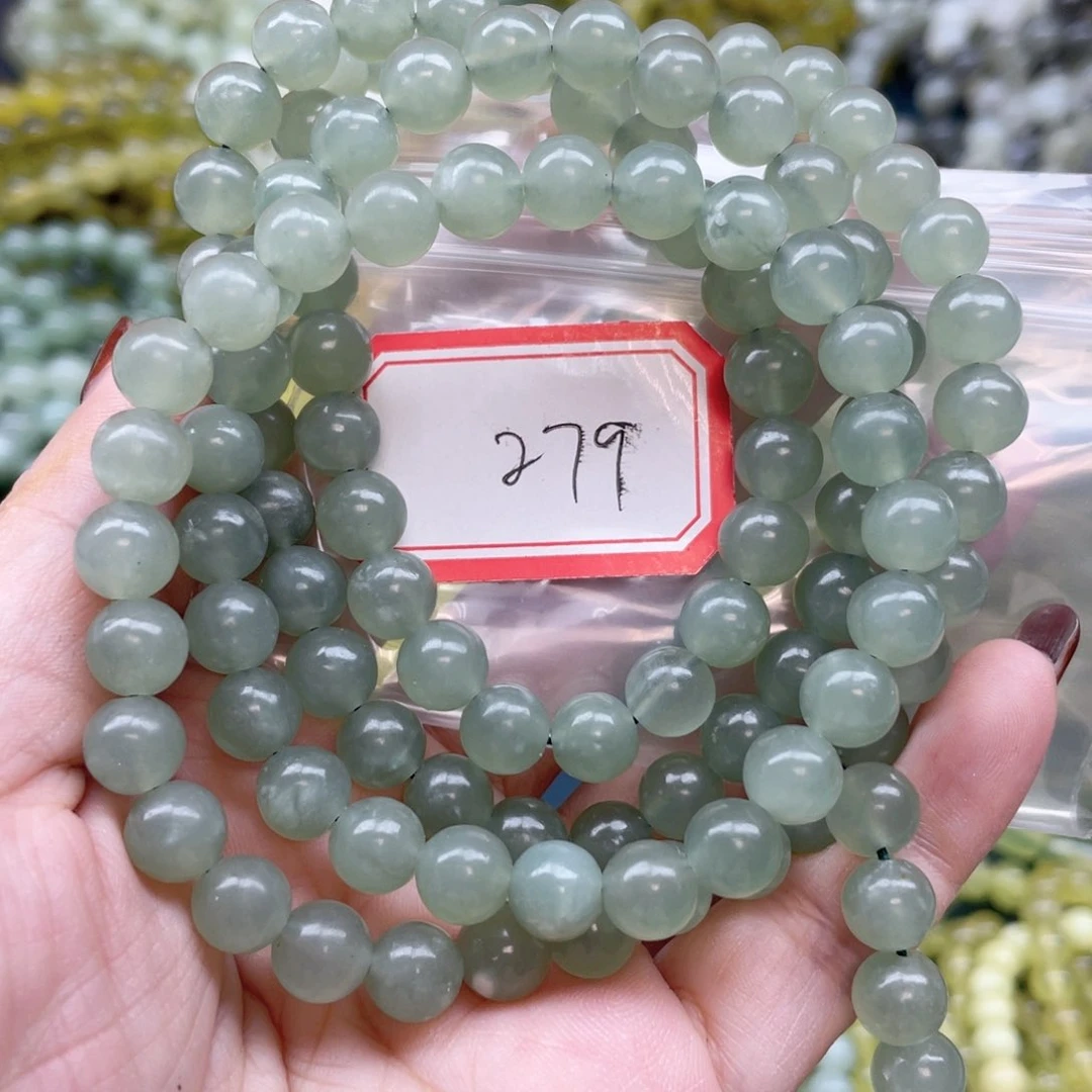 未镶嵌蛇纹石玉手串