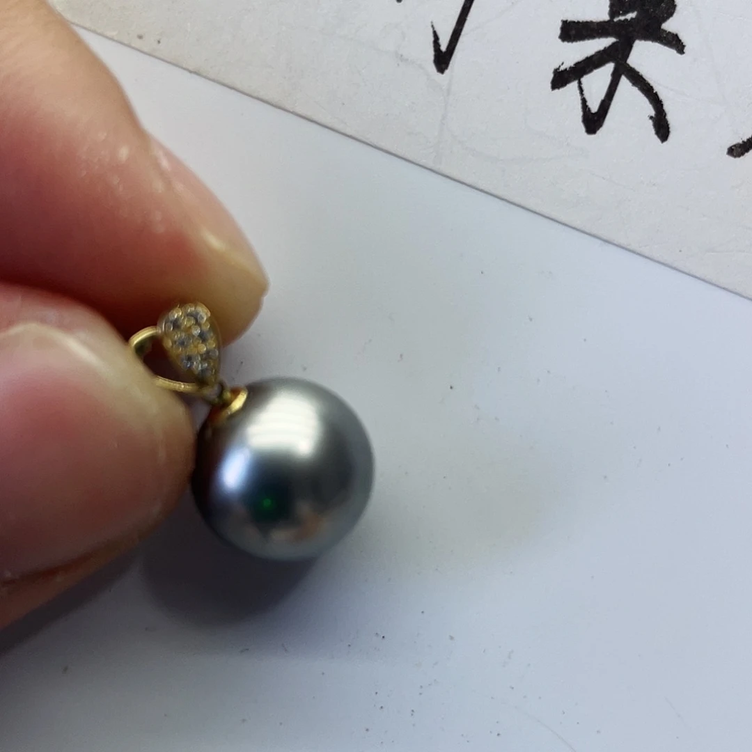海水珍珠18K金镶嵌颈饰