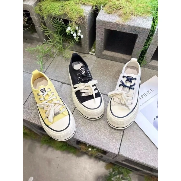 【唯品专属】夏季新款厚底板鞋时尚百搭休闲透气网纱休闲鞋222-3
