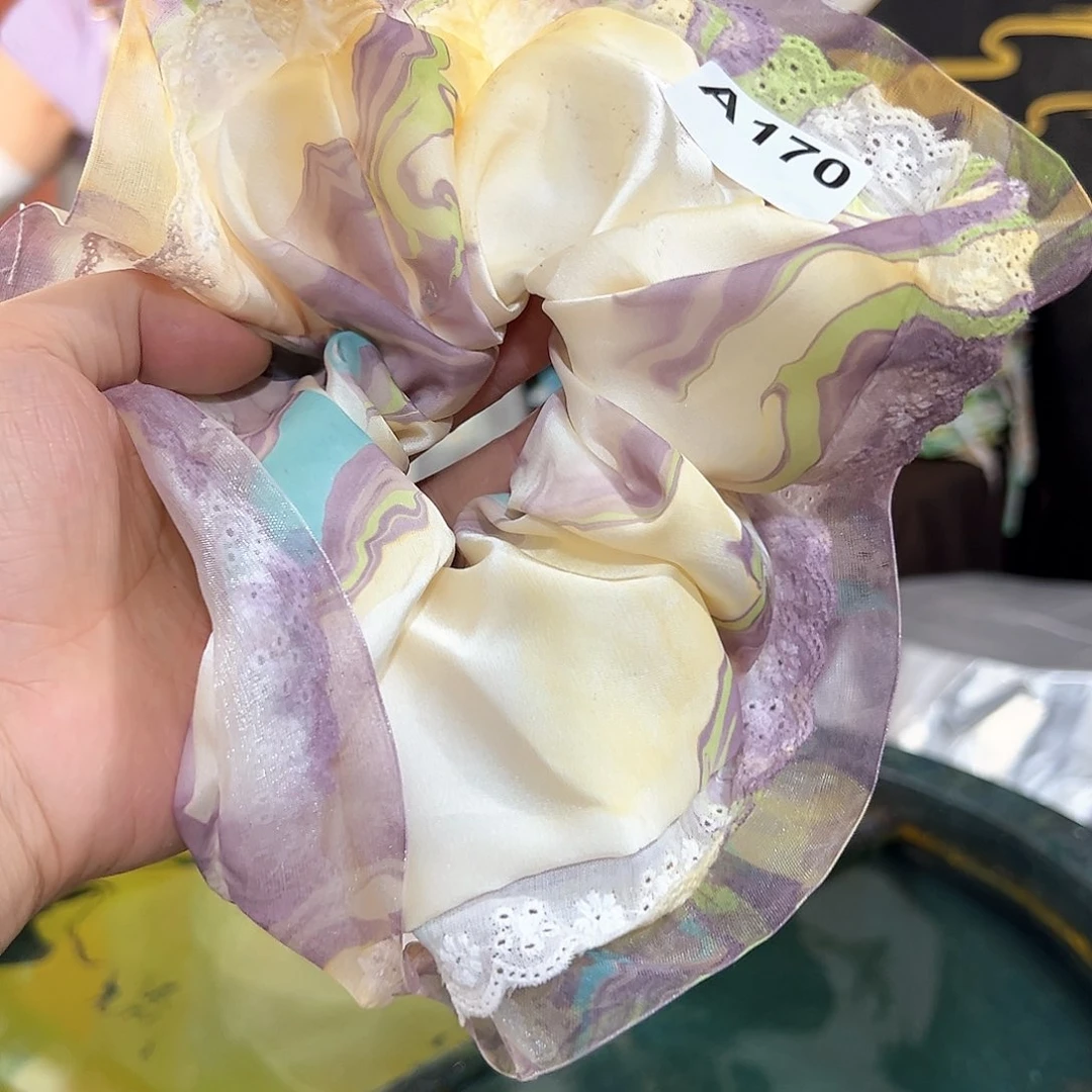?***?170大蕾丝发圈手作