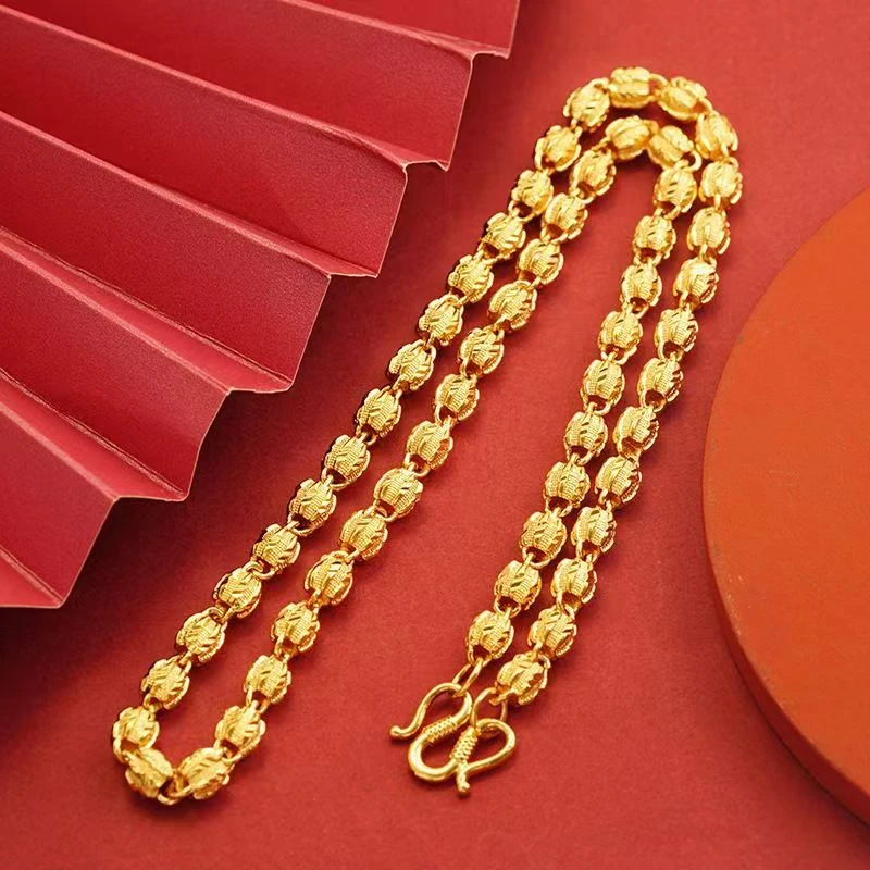 合金项链 【爆款推荐】2025经典男士潮流大气核桃项链