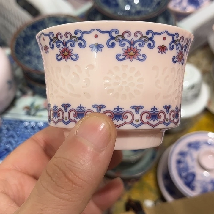 陶摆件景德镇陶瓷主人杯23444