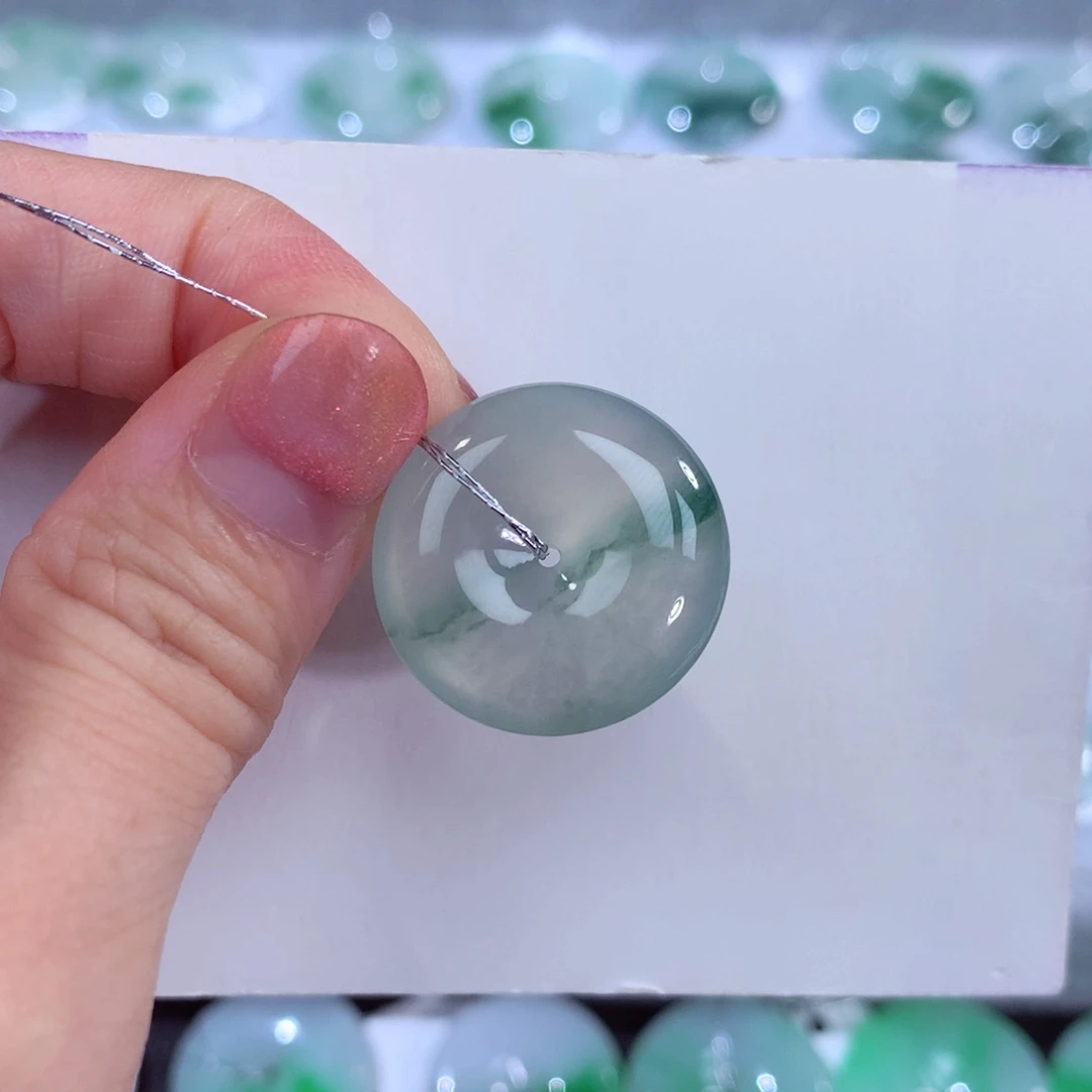 翡翠未镶嵌颈饰天然缅甸翡翠A货