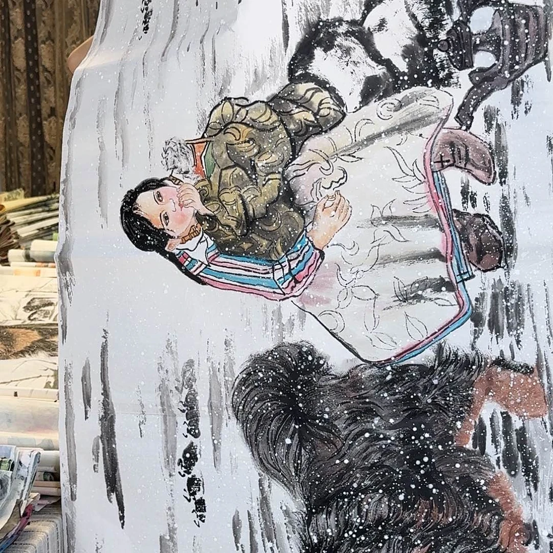纯手绘的好作品品