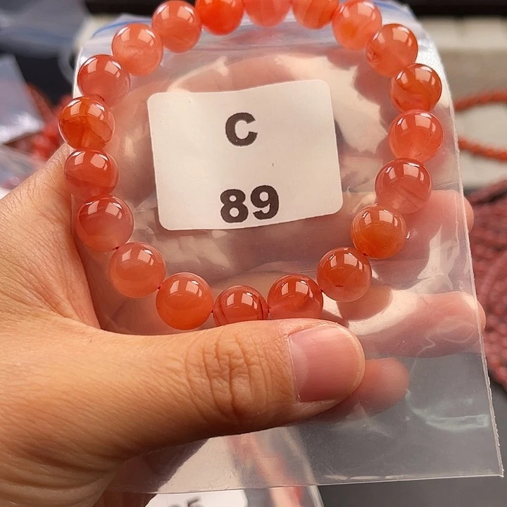 南红玛瑙未镶嵌多样性发货默认微瑕称重10mm