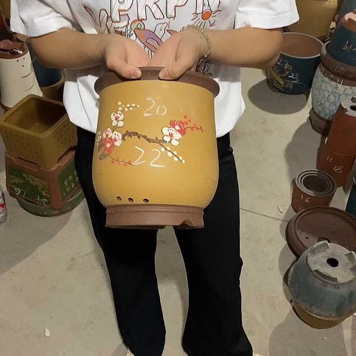 紫砂花盆紫砂花盆