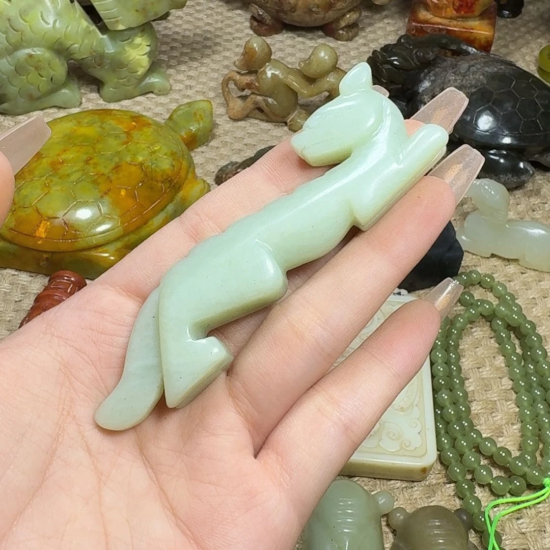 白玉菩提吊坠挂件