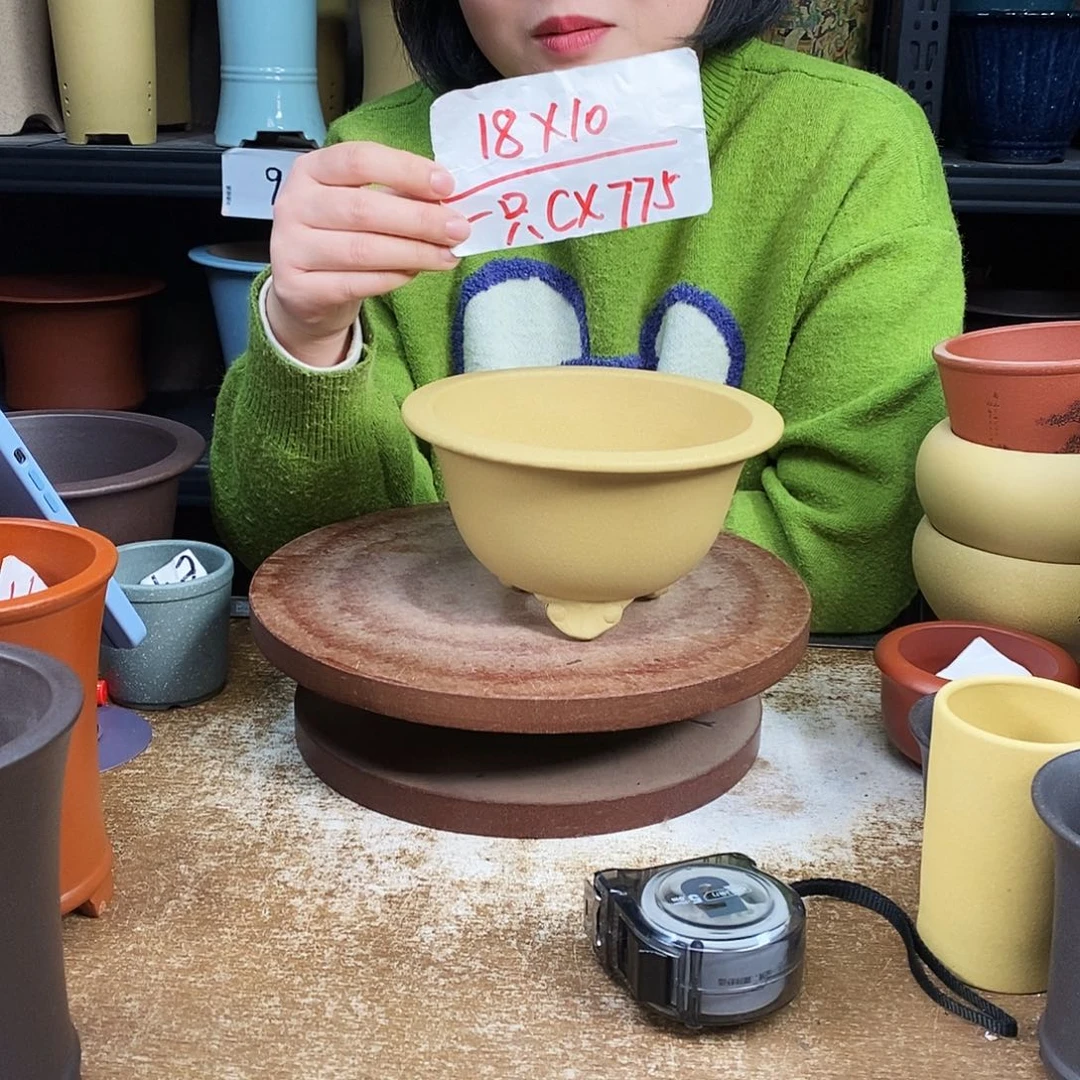 紫砂紫砂花盆一只CX775