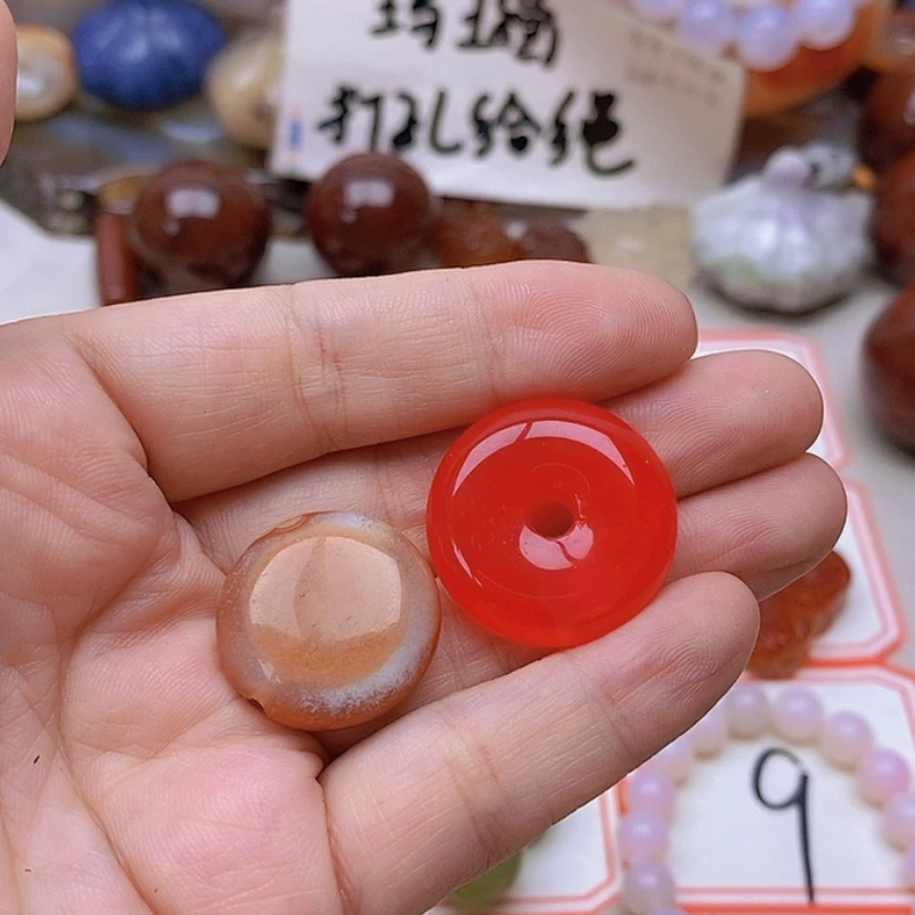 【闪购商品】未镶嵌玛瑙/玉髓珠宝半成品秋**人