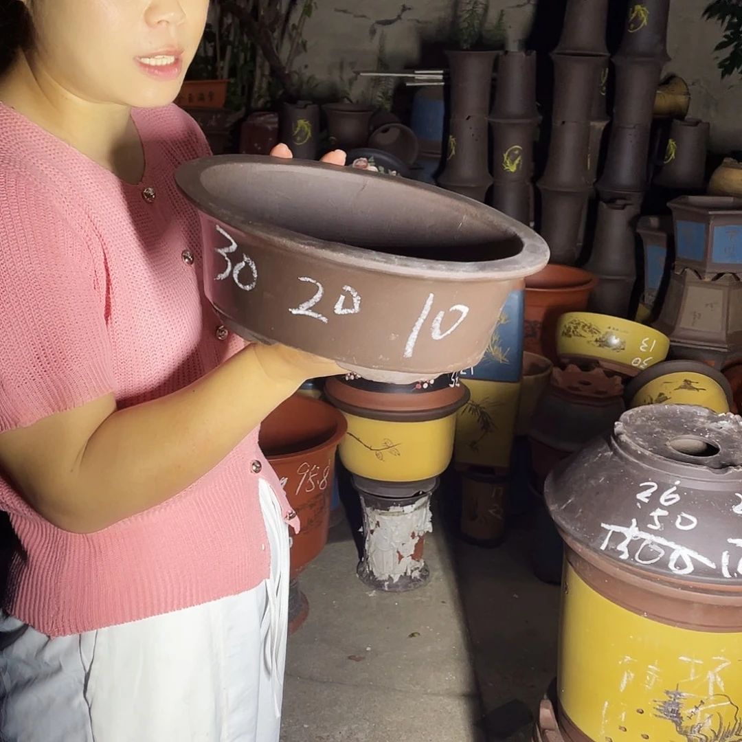 30素面椭圆花盆花盆花盆