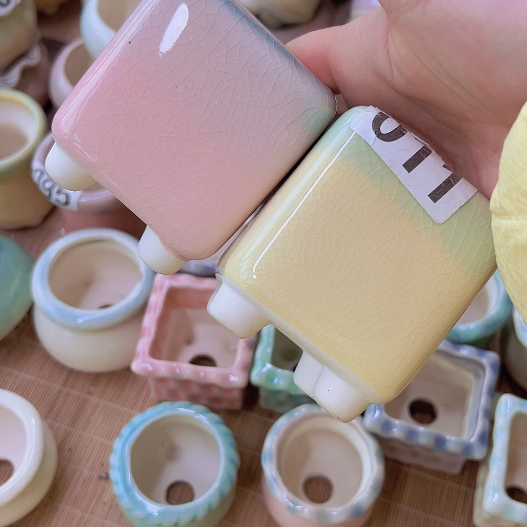 红陶陶瓷花盆当场满12包邮