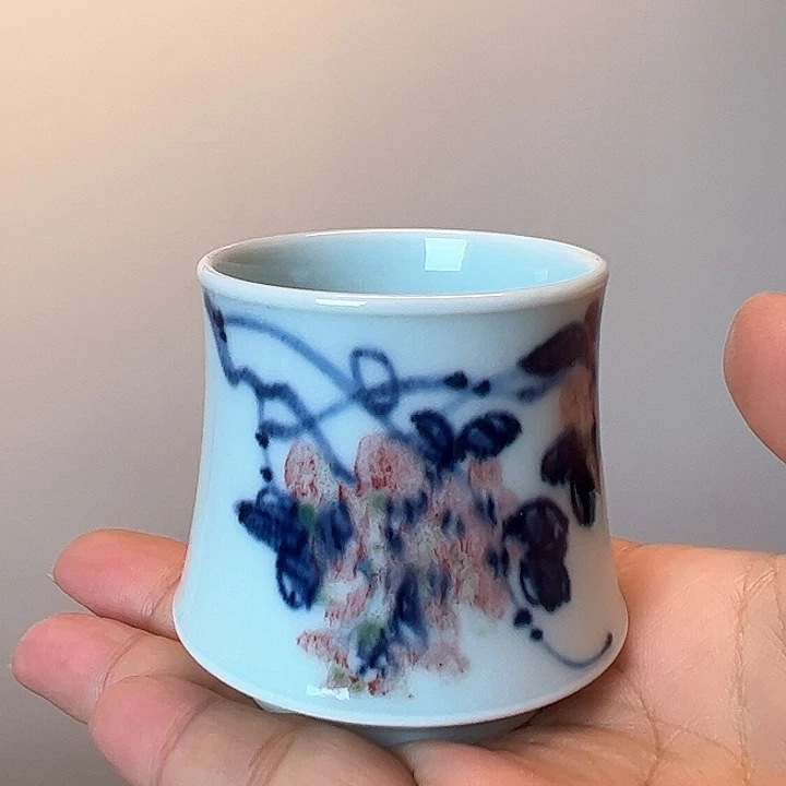 青花釉里红色差放漏50c c