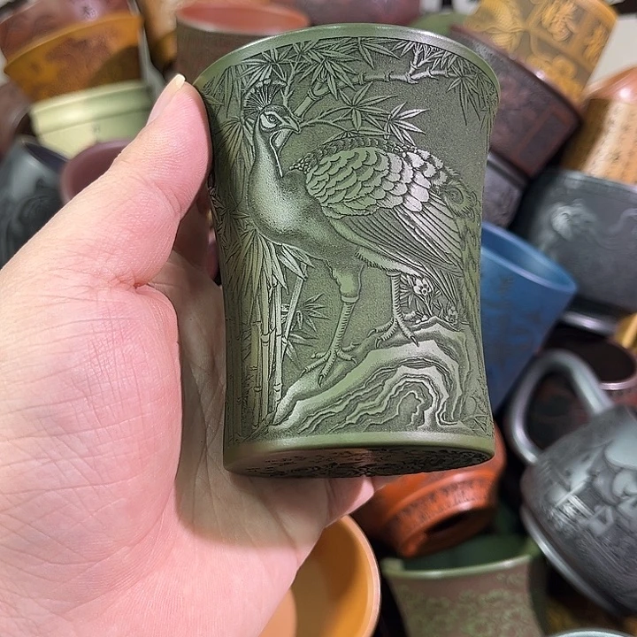 茶杯紫砂全手工紫砂主人杯