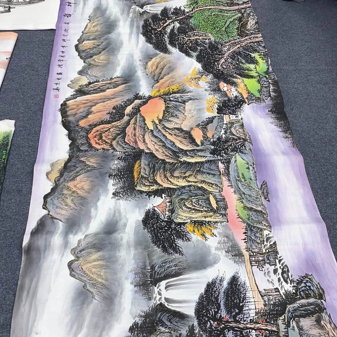 国画作品小姐姐放漏…