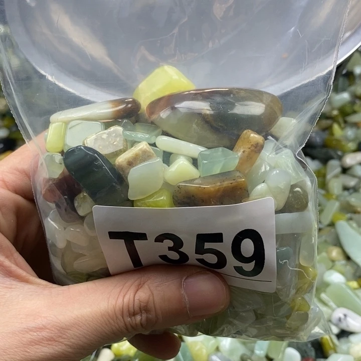 蛇纹石玉未镶嵌鱼缸石