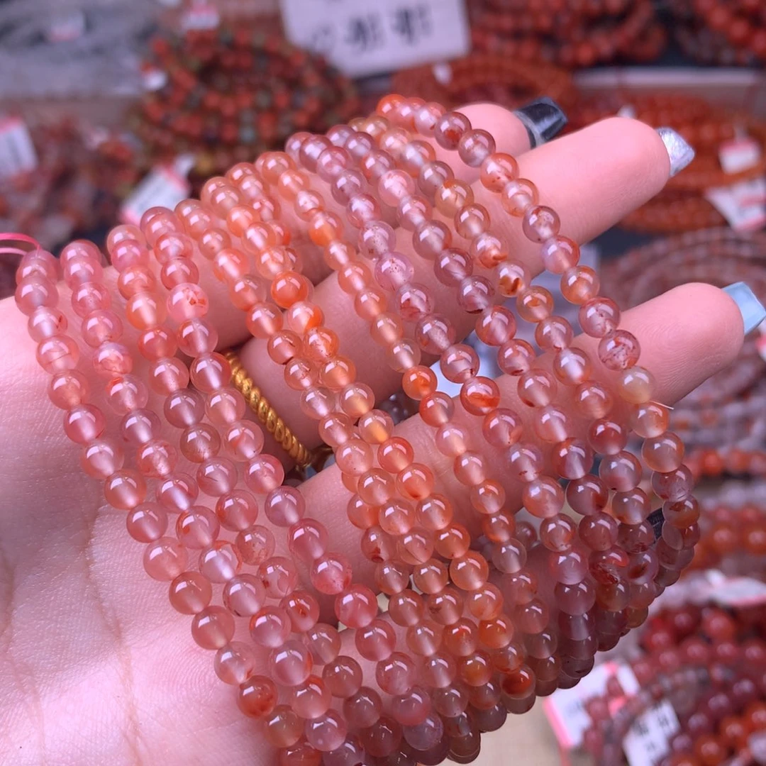 未镶嵌手链南红玛瑙13号卡4三条打包