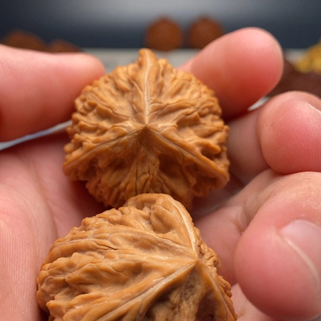 B***o文玩核桃把件御龙