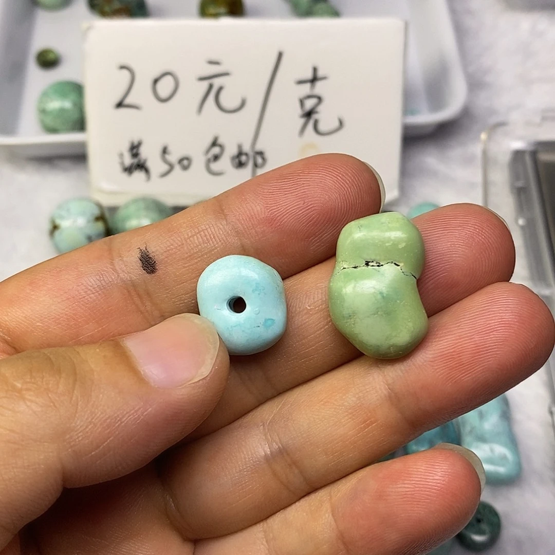 妖***怪未镶嵌高瓷藏扣一对