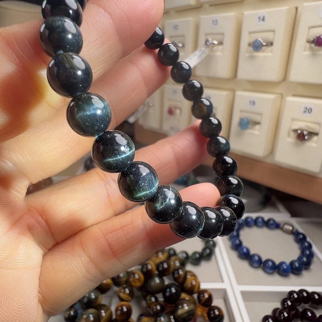 木变石（虎睛石）未镶嵌手链天然虎眼石