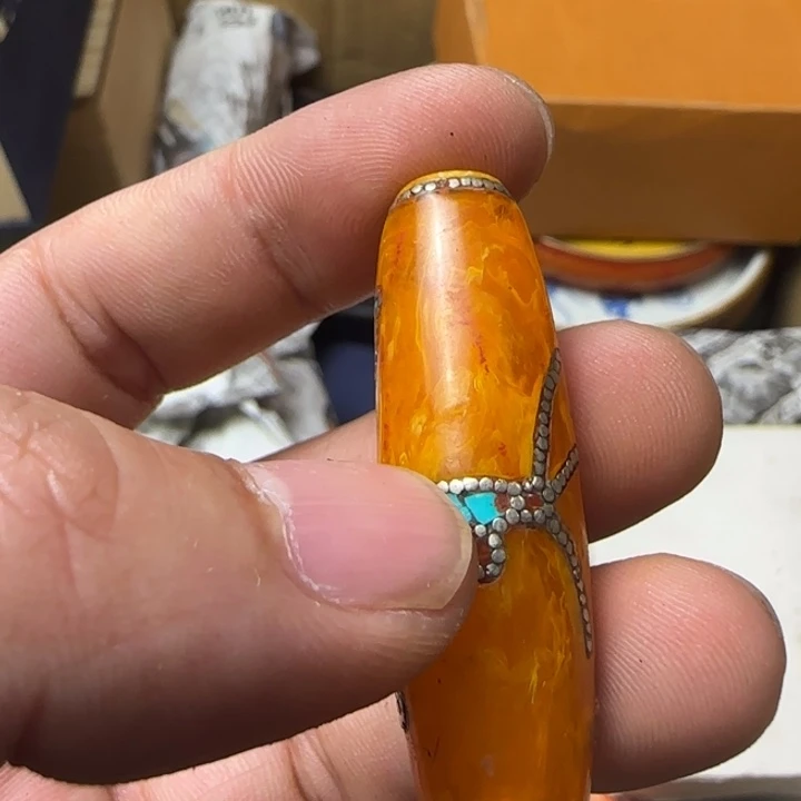 用***7琥珀未镶嵌颈饰如图所见所拍是所得