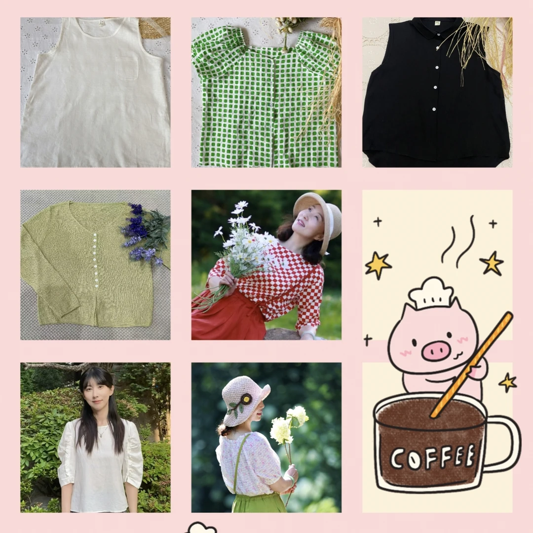 多款 夏季文艺减龄上衣